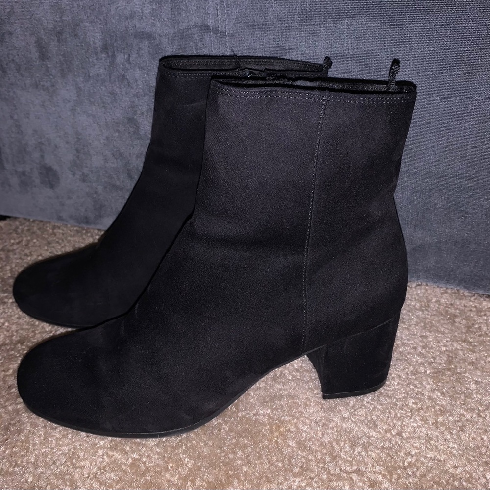 Suede Booties